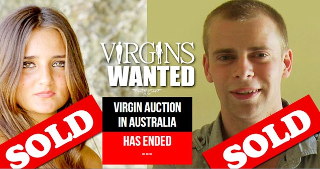 Man who auctioned his virginity for $3,000},{Man who auctioned his virginity for $3,000