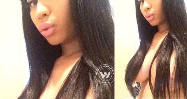 Nicki Minaj topless selfie on Instagram again!},{Nicki Minaj topless selfie on Instagram again!